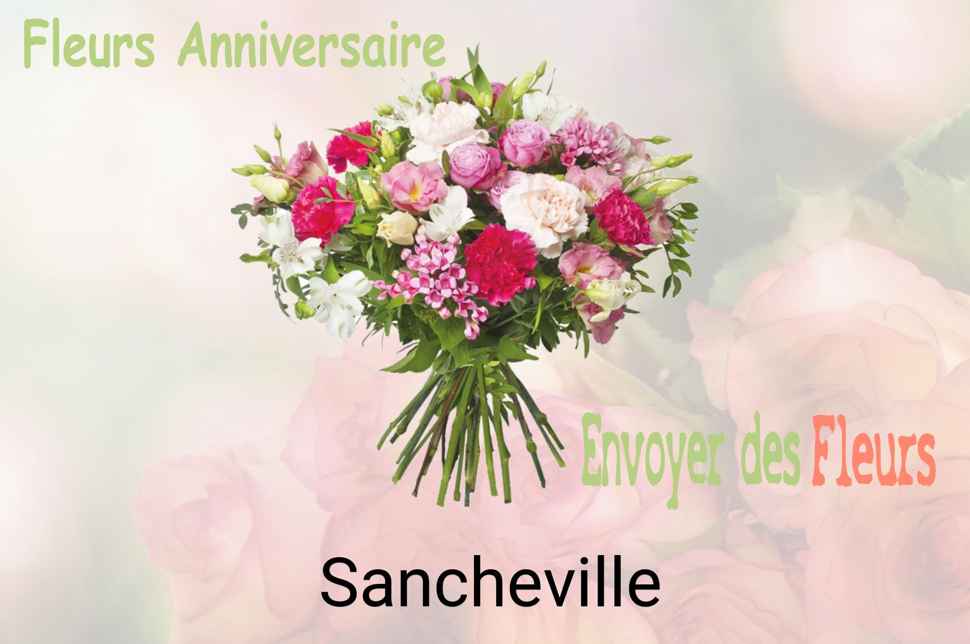Bouquet de fleurs d’anniversaire livré à Sancheville