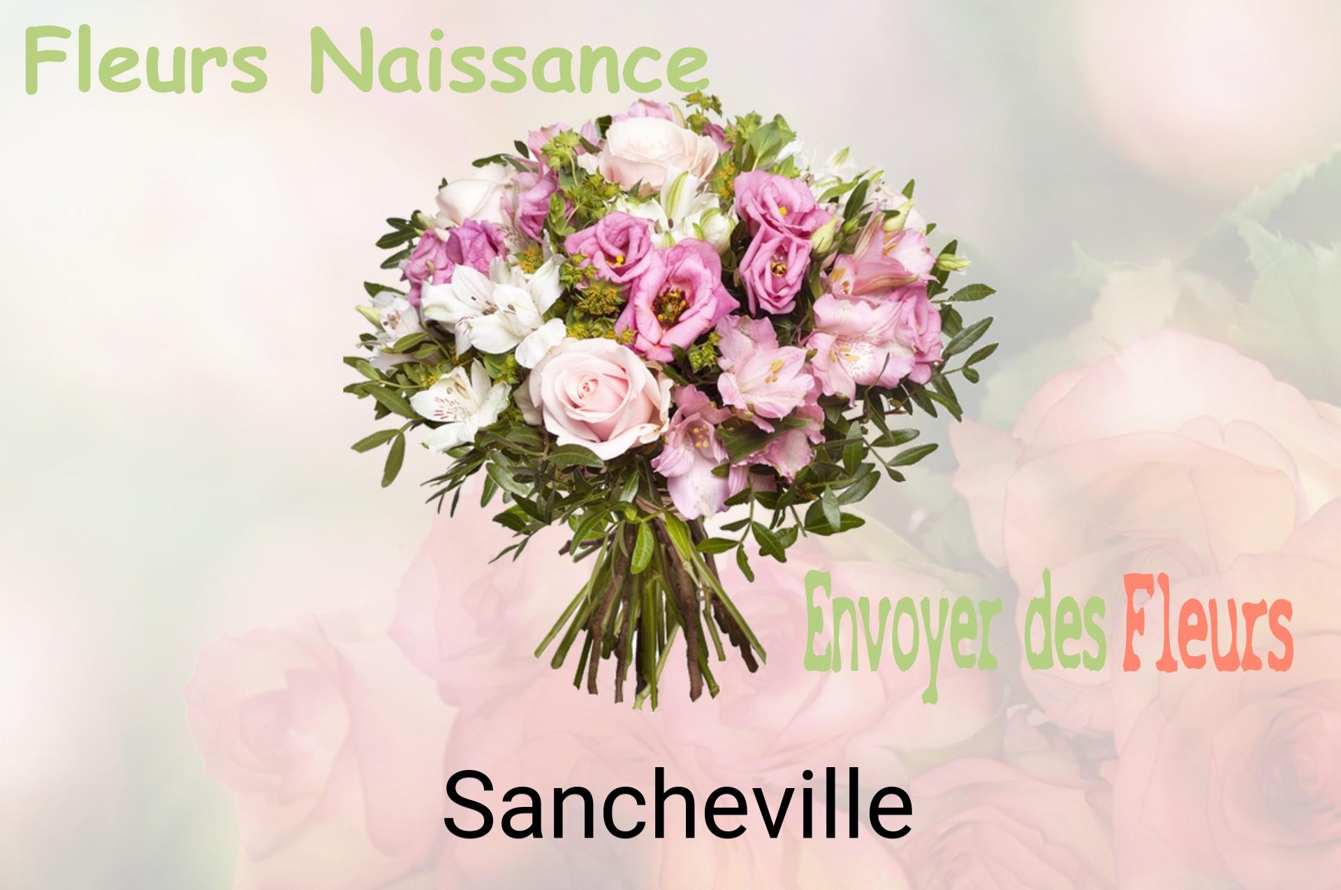 Bouquet de fleurs de naissance livré à Sancheville